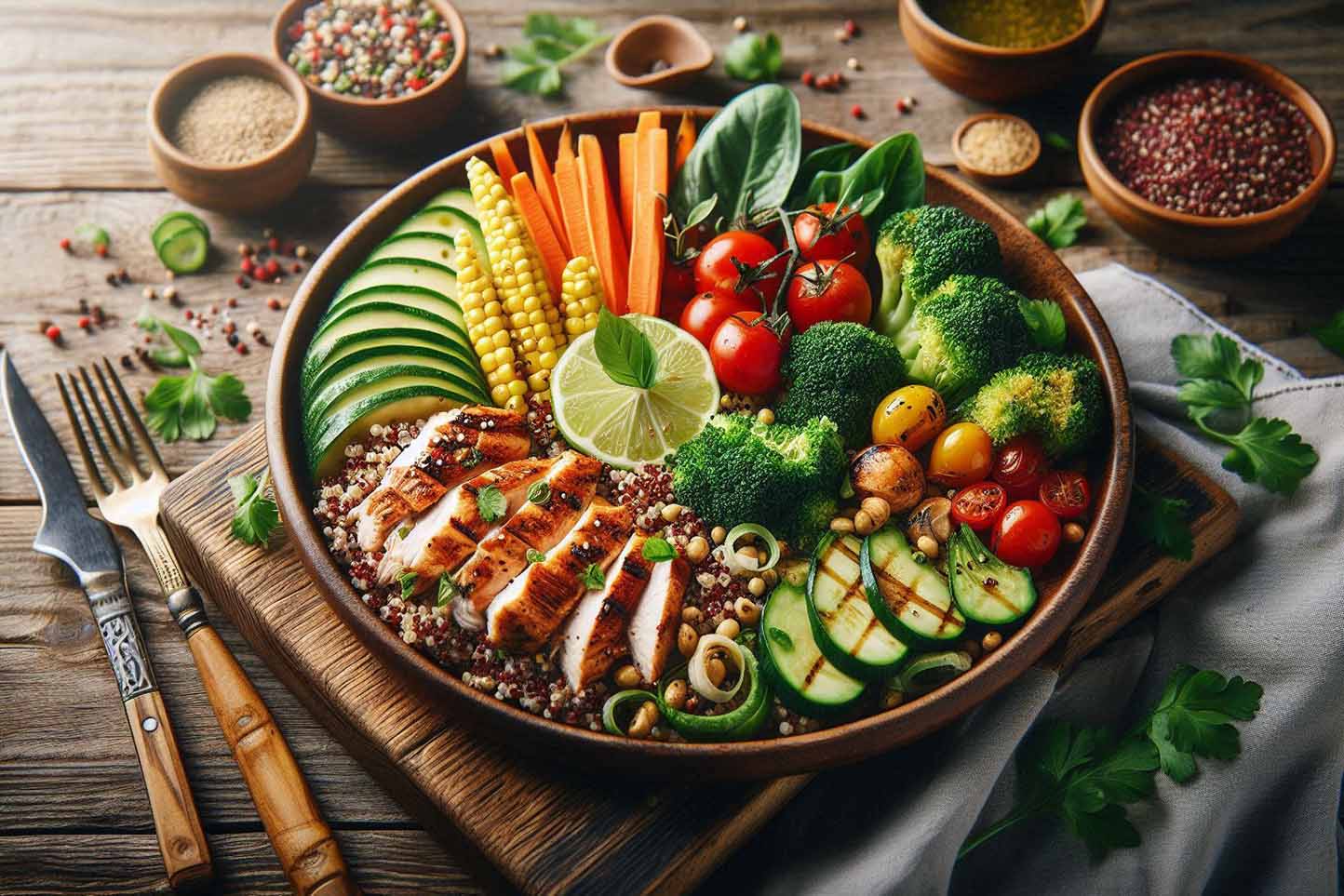 Adding protein-rich foods to meals will help people with sedentary activities ensure nutritional needs and support muscle health. Photo - AI: Huu Vu
