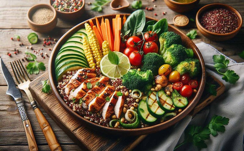 Adding protein-rich foods to meals will help people with sedentary activities ensure nutritional needs and support muscle health. Photo - AI: Huu Vu