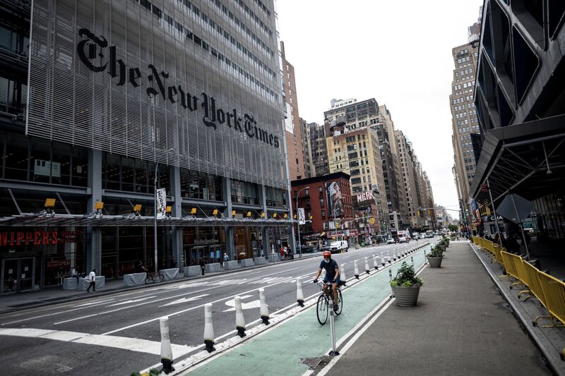 Despite being embroiled in a lawsuit against OpenAI, the New York Times magazine allows editors to use AI tools. Photo: AFP