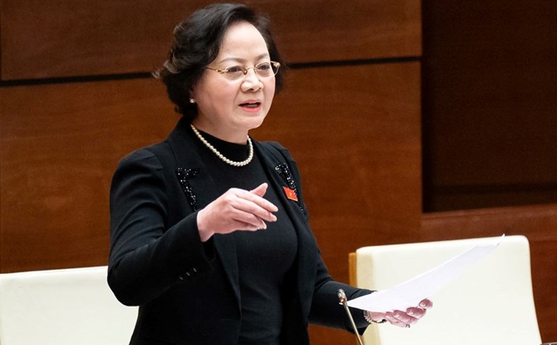 Minister of Home Affairs Pham Thi Thanh Tra. Photo: Quochoi.vn