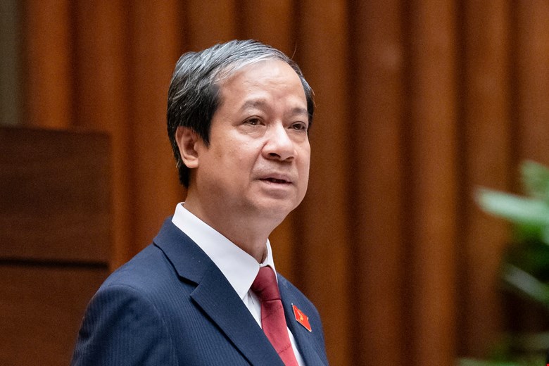 Minister of Education and Training Nguyen Kim Son. Photo: Quochoi.vn