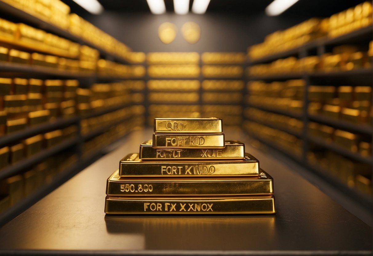 The Fort knox gold mine is said to contain 4,581 tons of gold. Photo: US Silver Gold Reserve Center