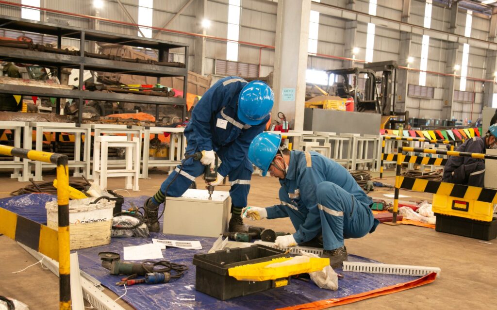 Hoa Phat Dung Quat Steel Joint Stock Company in Quang Ngai needs to recruit about 3,000 workers. Photo: Ngoc Hai.