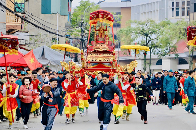 Lang Son blocks the road to serve the Ky Cung - Ta Phu Festival in 2025. Photo: Hong Hoa