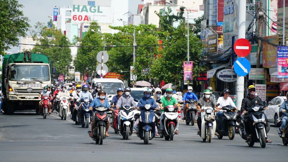 Currently, the driver's license management system software in Can Tho is broken. Photo: Ta Quang