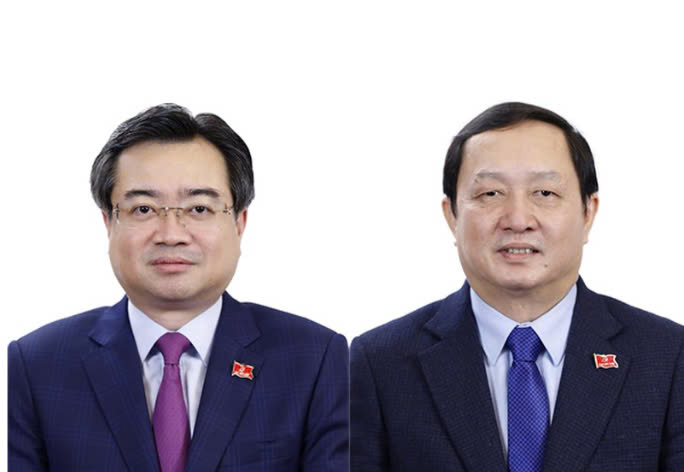 The National Assembly has just approved the dismissal of Mr. Nguyen Thanh Nghi and Mr. Huynh Thanh Dat from the positions of Minister of Construction and Minister of Science and Technology. Photo: Van Trang