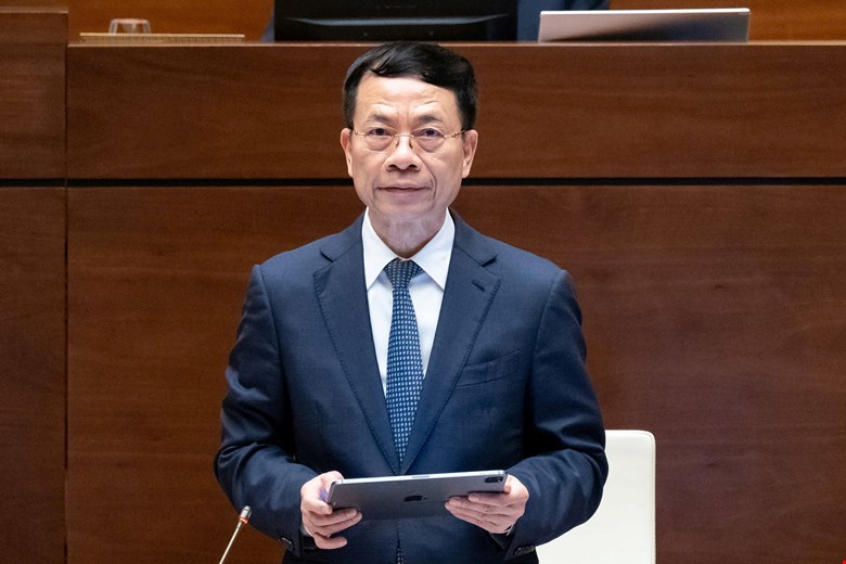 New Minister of Science and Technology Nguyen Manh Hung. Photo: Quochoi.vn