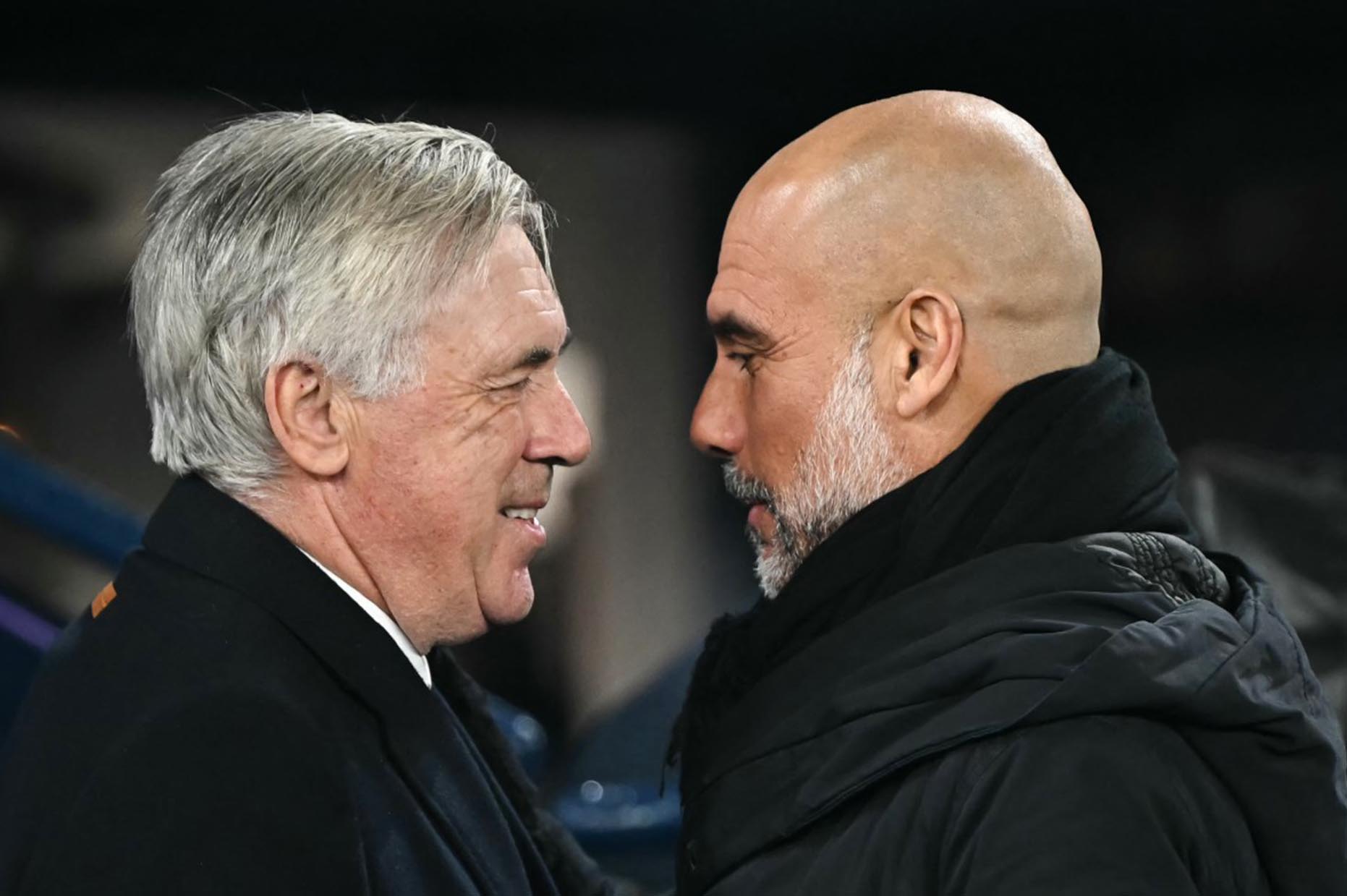 Man so tai giua Ancelotti va Pep da tro nen kinh dien trong 4 nam tro lai day. Anh: AFP