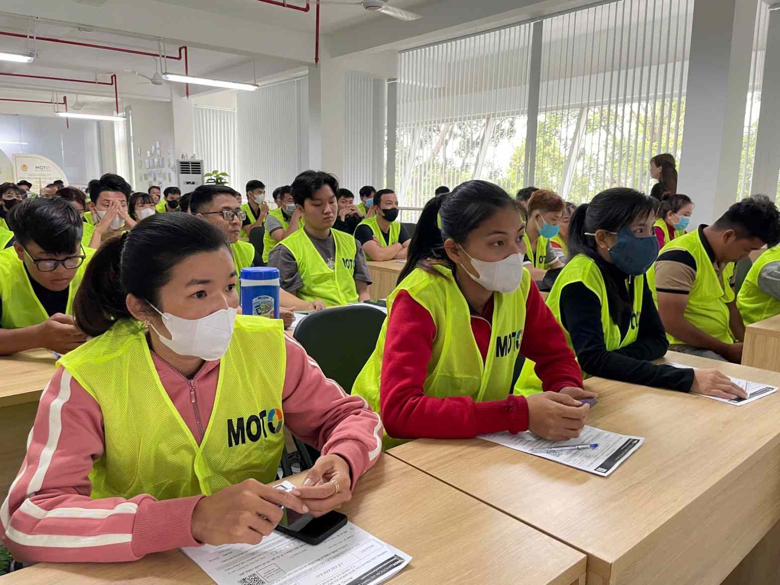 Newly recruited workers will be trained by the company. Photo: Dinh Trong