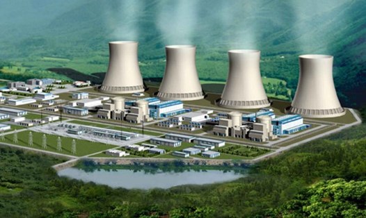 Phối cảnh dự án điện hạt nhân Ninh Thuận năm 2016. Ảnh tư liệu: VGP