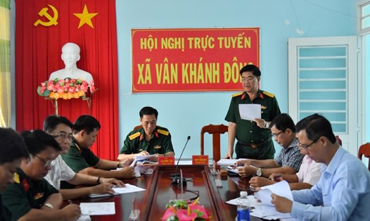 Chương trình Hành quân về nguồn tổ chức nhân kỷ niệm 80 năm Ngày thành lập lực lượng vũ trang Quân khu 9. Ảnh: Phương Vũ