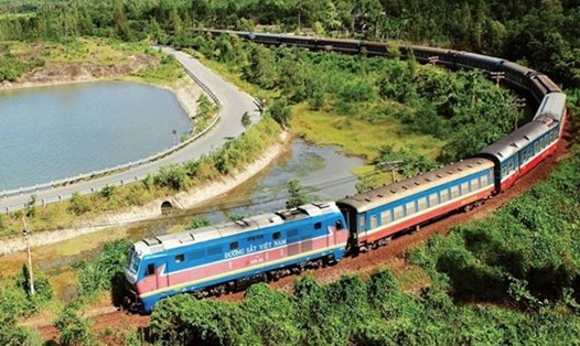 Tuyến đường sắt Lào Cai - Hà Nội - Hải Phòng có chiều dài tuyến chính 390,9km. Ảnh minh họa: dsvn.vn
