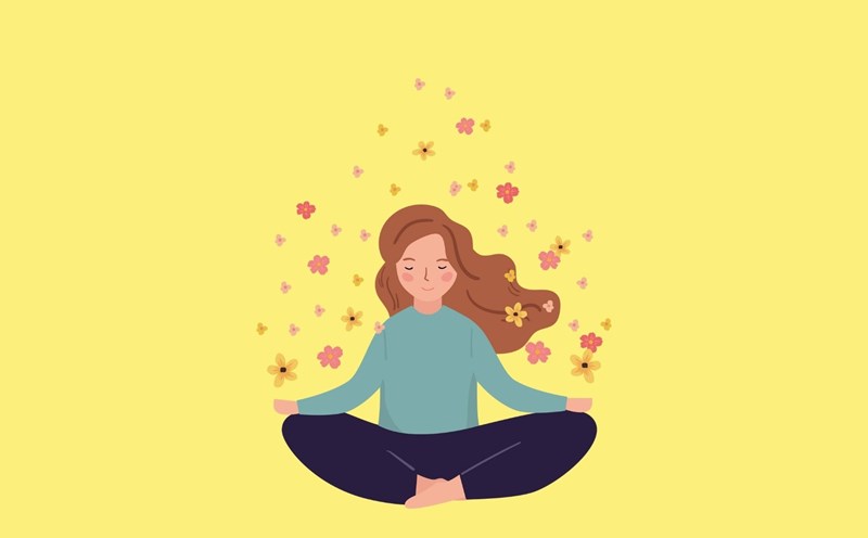 Yoga helps reduce visceral fat accumulation, helping the body stay healthy. Graphic photo: HUENG SON