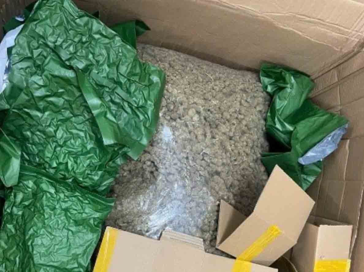 Tang vật cần sa trong vụ án bị thu giữ. Ảnh: Công an cung cấp 