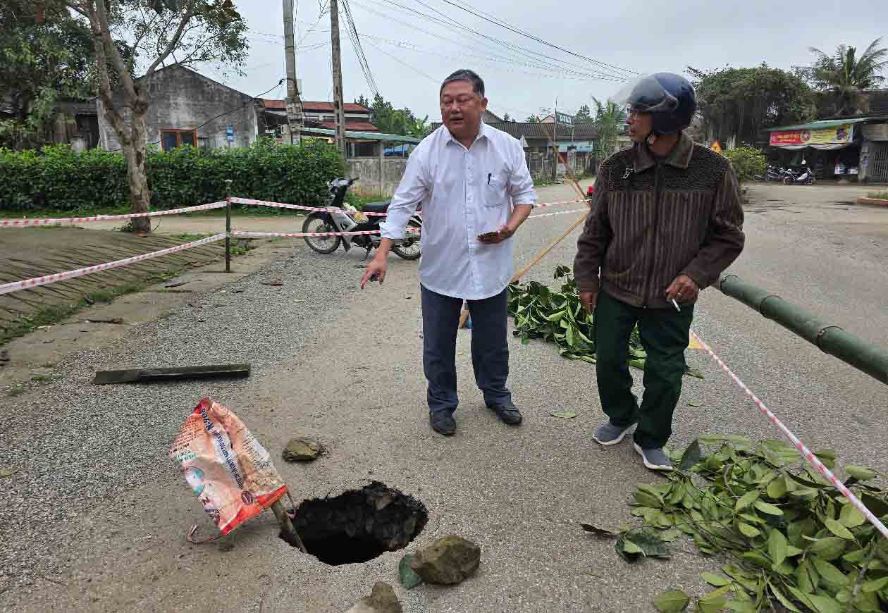 Ho tu than nay duoc nguoi dan phat hien tu chieu ngay 18.2. Anh: Tran Tuan.