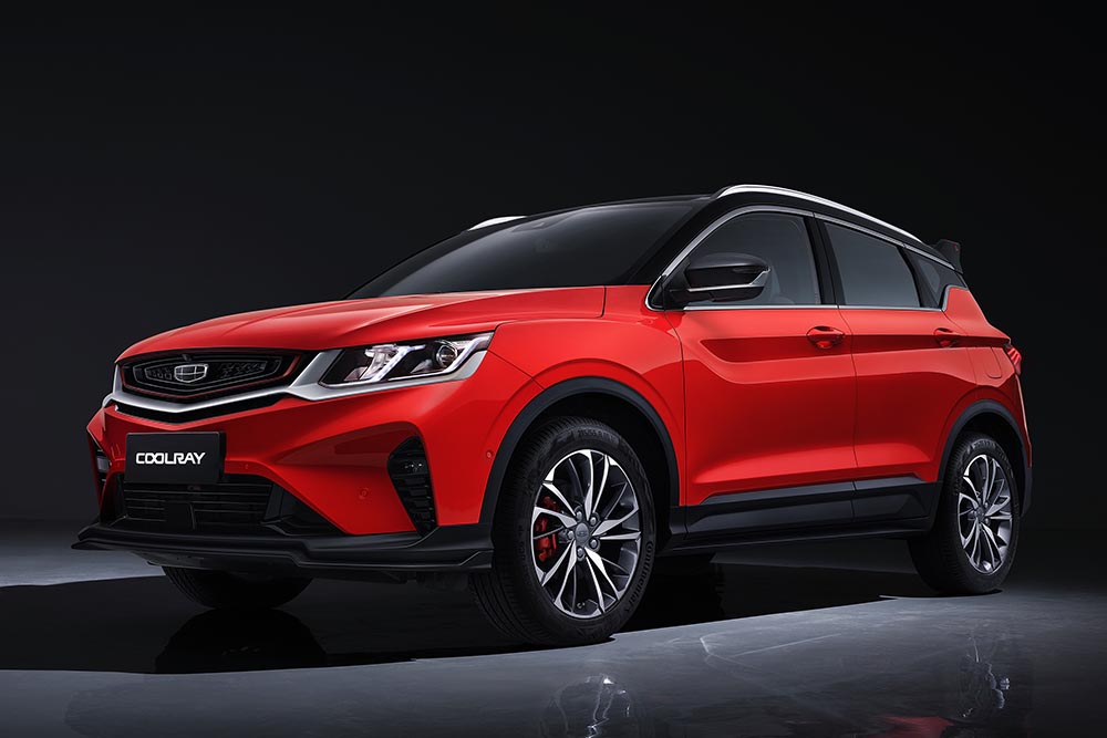 Close-up of the Geely Coolray model. Photo: Nguyen Nhan