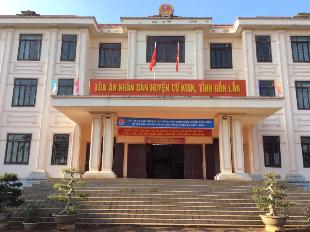 Study the orientation of removing the People's Court and the People's Procuracy at the district level. In the photo: Cu Kuin District People's Court (Dak Lak). Photo: toaandaklak.gov.vn