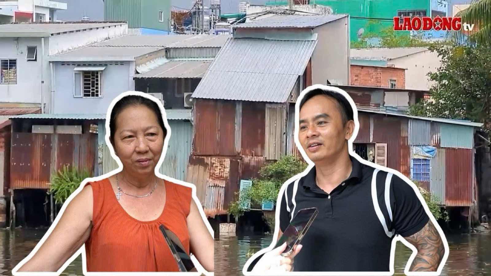 People living along canals in Ho Chi Minh City hope for reasonable compensation after relocation.