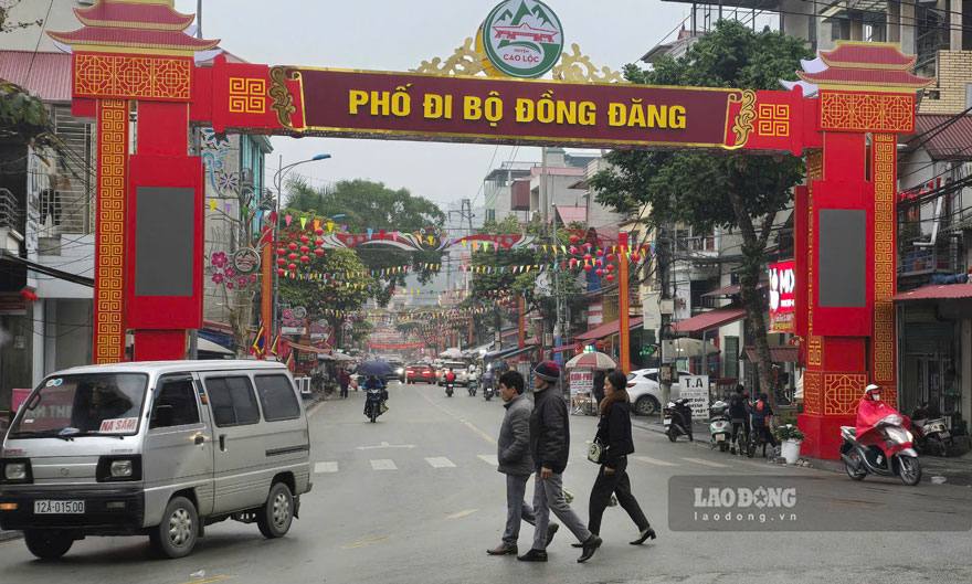 Dong Dang walking street. Photo: Long Nguyen