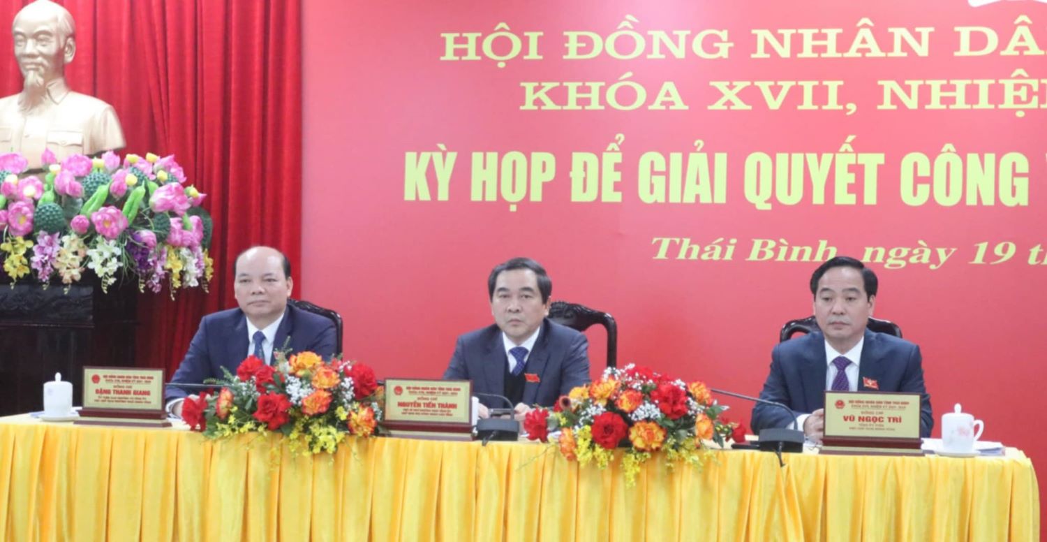 Lanh dao HDND tinh Thai Binh