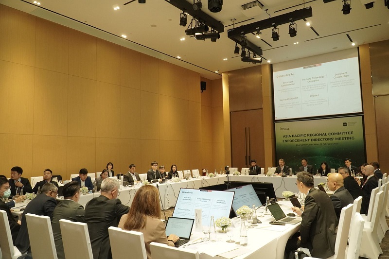Overview of the professional meeting on stock market supervision. Photo: UBCKNN