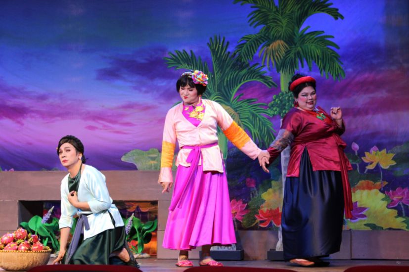 Tam Cam Great War play. Photo: Stage