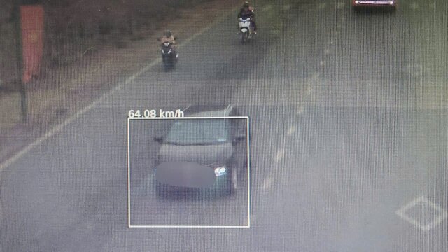 One of the vehicles that was fined. Photo: Provided by the police