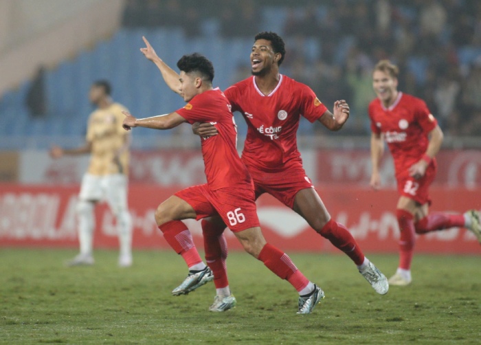 The Cong Viettel won the first leg of V.League 2024-2025. Photo: Nhat Anh