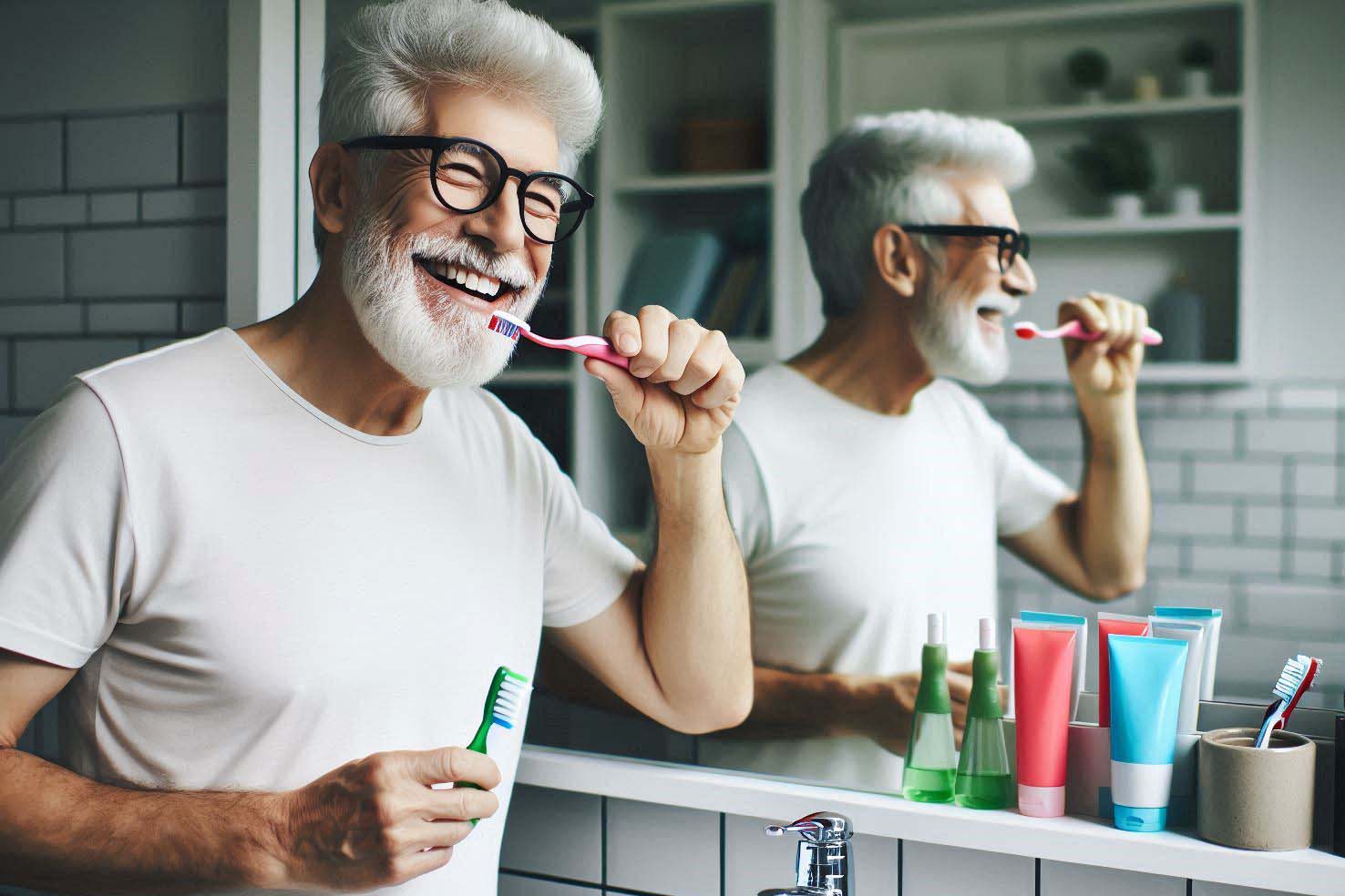 Oral health conditions can affect the development and progression of Alzheimer's disease. Photo - AI: Cat Tien