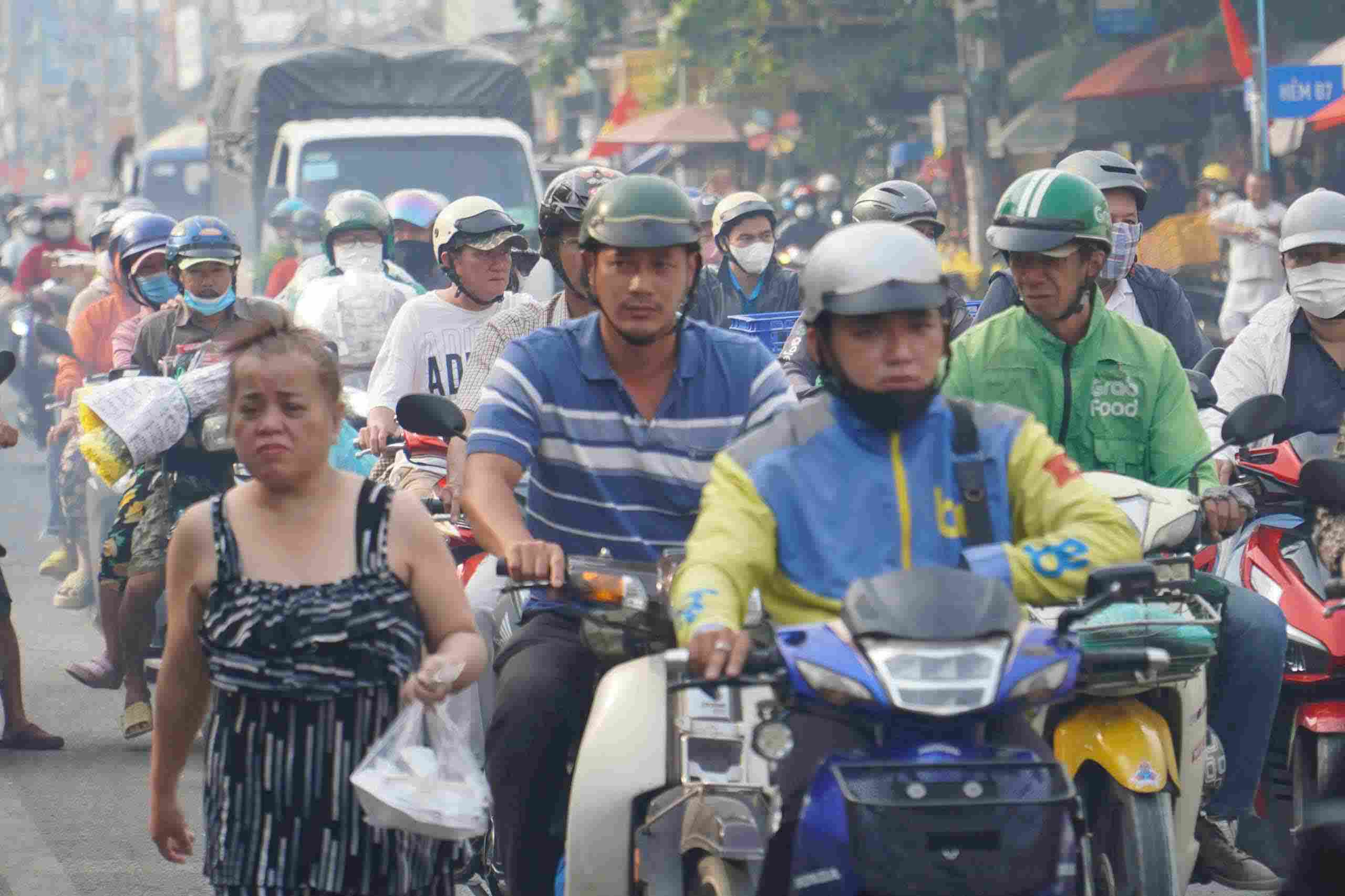 The weather in the South is chilly this morning. Photo: Thanh Vu