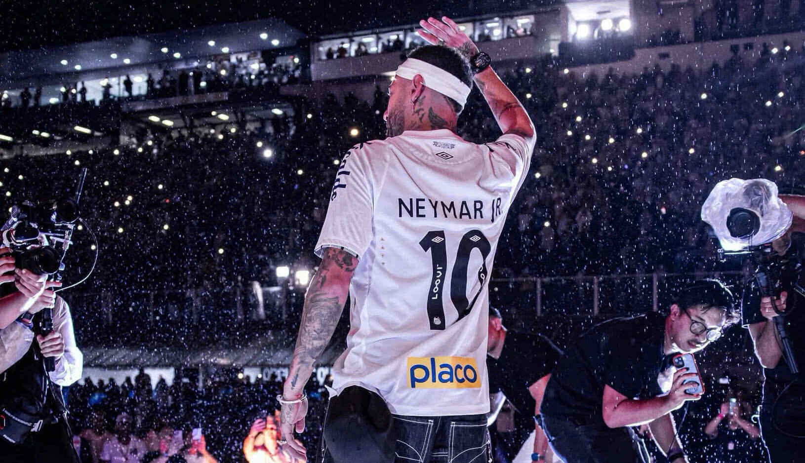 Neymar returns to his hometown team Santos. Photo: Santos