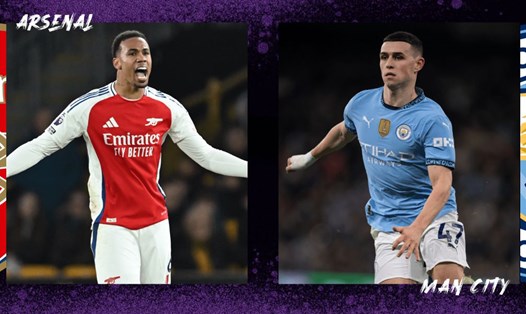 Arsenal vs Man City là cặp đấu hấp dẫn nhất vòng 24 Premier League. Ảnh: Opta