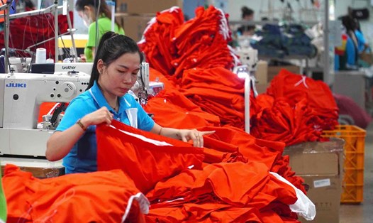 Công ty Cổ phần Đồng Phú Cường tuyển 300 công nhân may, thưởng tiền cho người giới thiệu. Ảnh: HAC