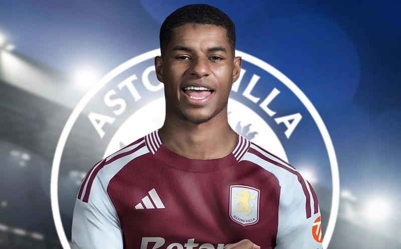 Marcus Rashford will join Aston Villa on a six-month loan deal. Photo: Fabrizio Romano