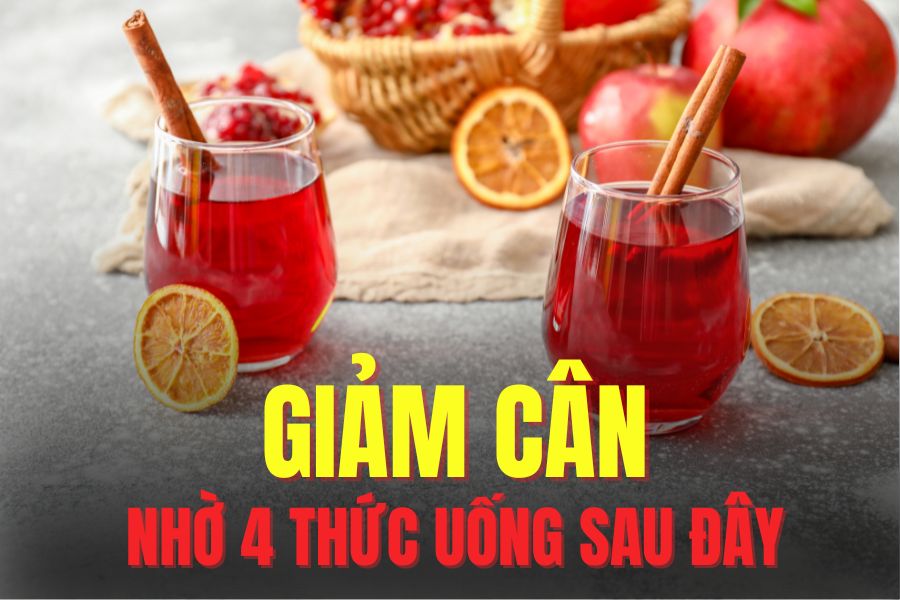 Lose weight easily at home with 4 delicious drinks. Graphics: Hoai Lan
