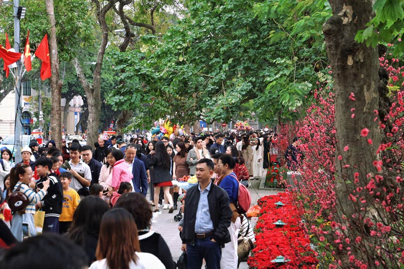 People are excited about spring travel and ready to go back to work after Tet