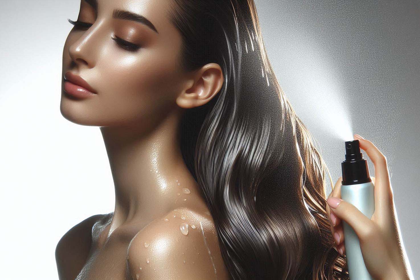Serum is a hair care product that helps improve hair condition, giving it shine and health. Photo - AI: Ngoc Thuy
