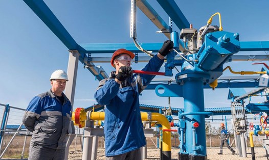Trước xung đột Ukraina, khí đốt Nga từng chiếm khoảng 40% tổng lượng mua của EU. Ảnh: Gazprom