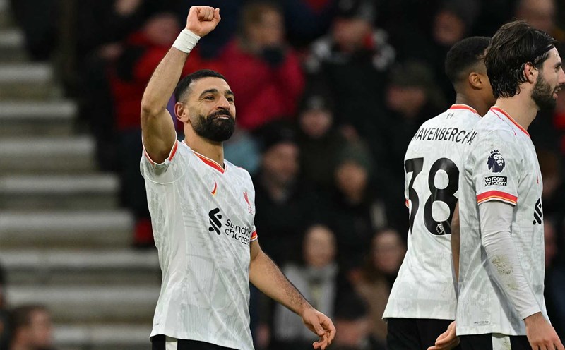 Liverpool continue to reign at the top of the Premier League table. Photo: AFP
