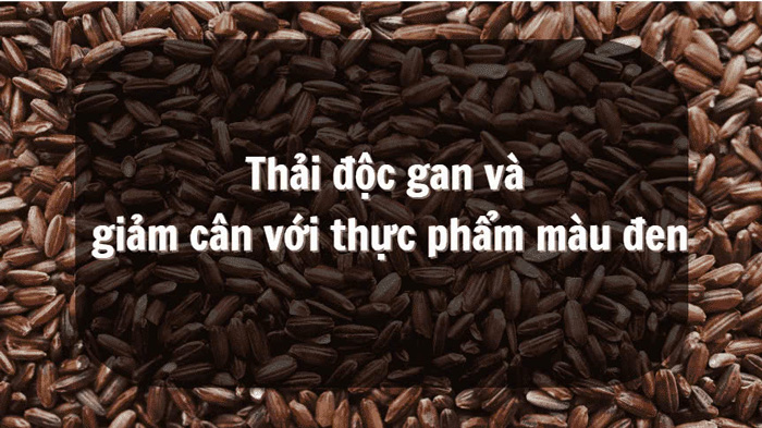 Detoxify the liver and lose weight with black foods