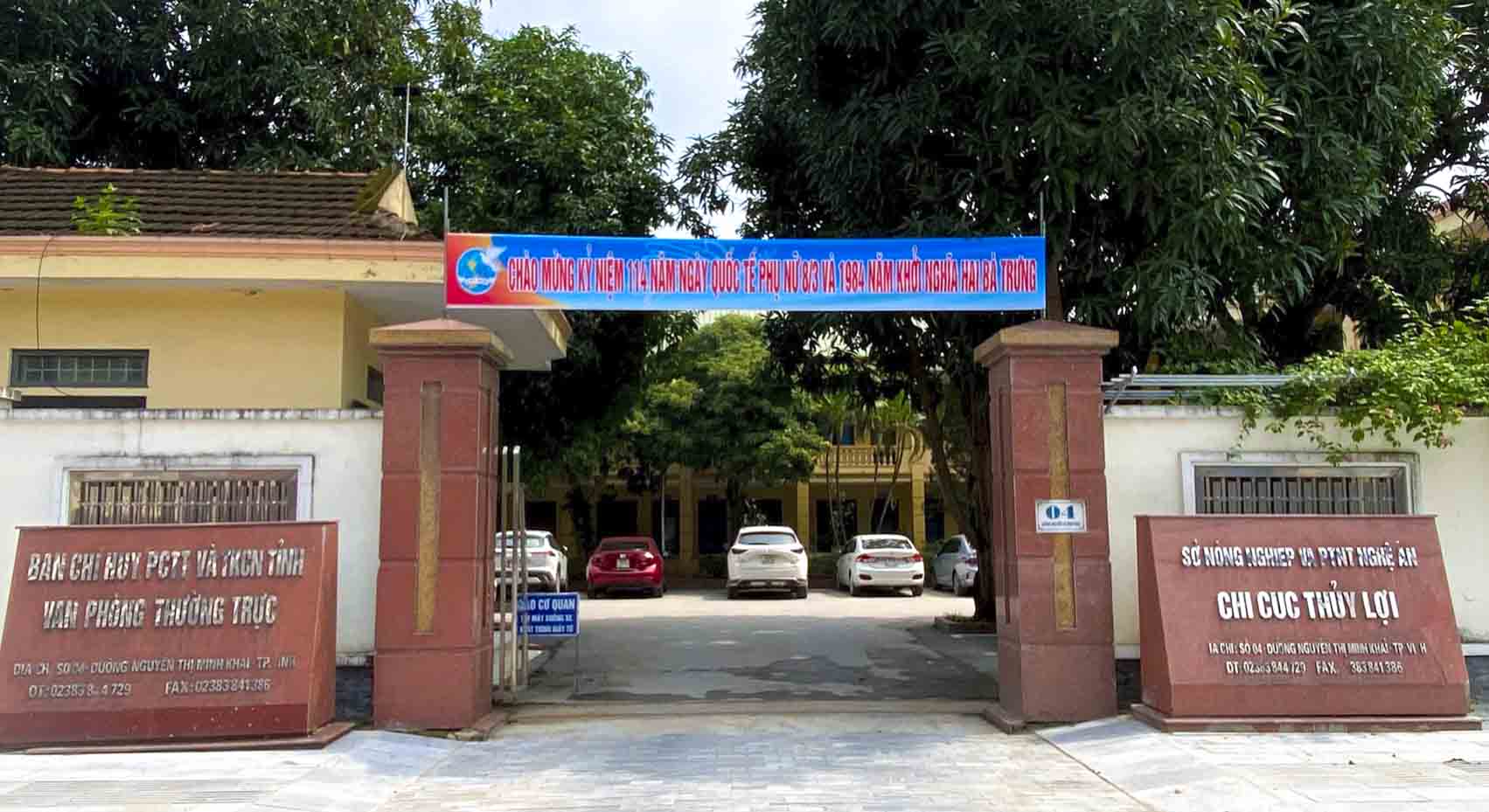 Nghe An Irrigation Department has 12 civil servants, public employees and workers who have applied for early retirement. Photo: Hai Dang