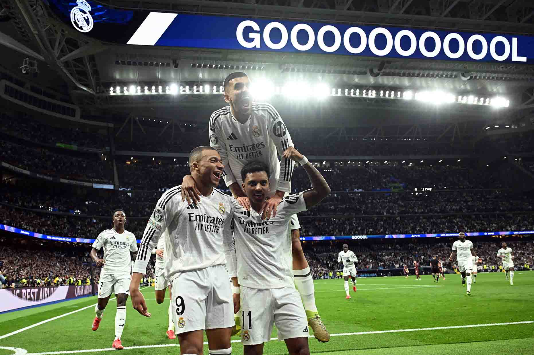 Dem Bernabeu day sao. Anh: AFP