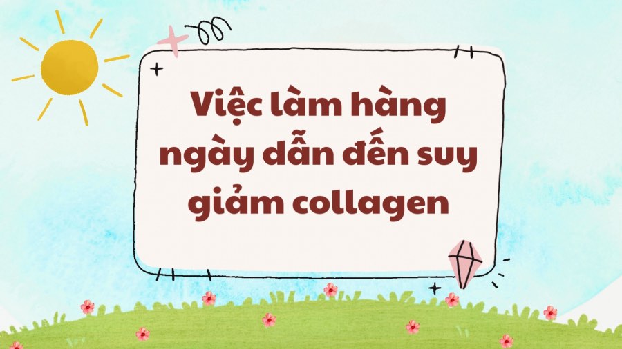 Daily work leads to collagen deficiency