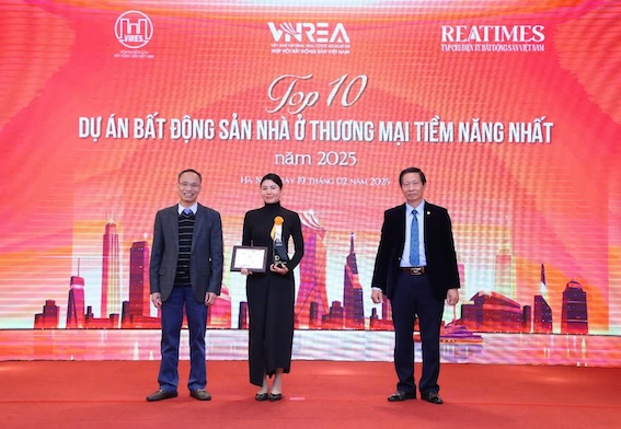 Hanoi Melody Residences duoc trao giai nho su dau tu bai ban, phap ly minh bach cung chien luoc phat trien ben vung. Anh: Hung Thinh. 