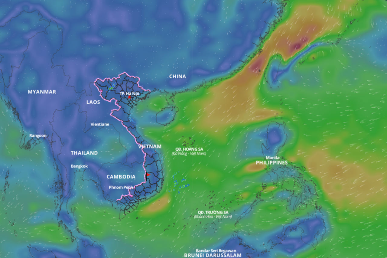 Forecast of bad weather in the next 2 days due to cold air