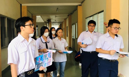 Thí sinh dự thi đánh giá năng lực ĐHQG-HCM năm 2024. Ảnh: Chân Phúc