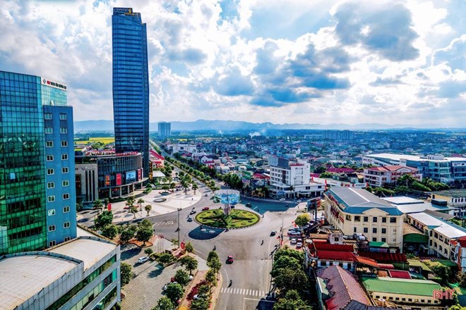 Up to now, Ha Tinh City has basically completed the merger and adjustment of administrative boundaries. Photo: Hatinh.gov.vn