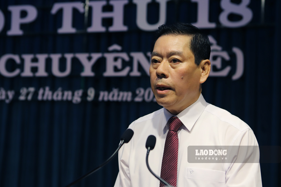 Mr. Le Hoang Nghi - Director of the Department of Planning and Investment of Binh Dinh province holds the position of Deputy Head of the Economic Zone Management Board. Photo: Phuong Thao