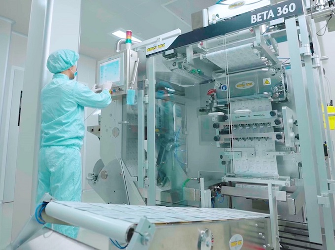 Hai Duong Pharmaceutical Industry has 2 enterprises meeting GMP-WHO standards. Photo: Hai Duong Department of Health