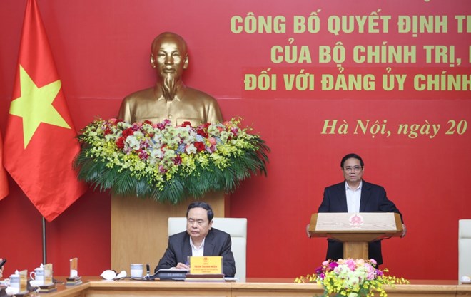 Trung ương thành lập đoàn kiểm tra Đảng ủy Chính phủ, Đảng ủy Quốc hội